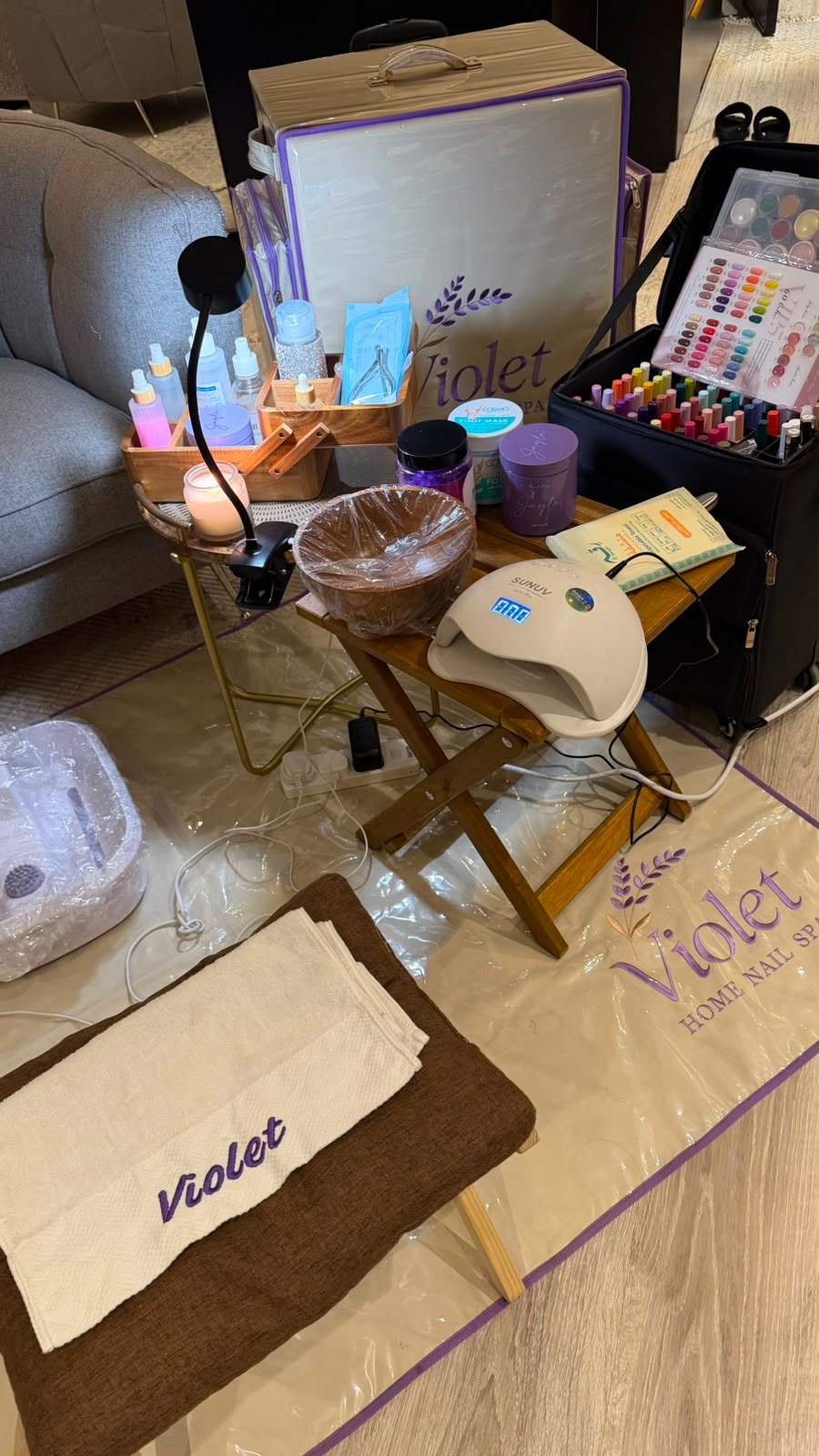 Violet home nail spa