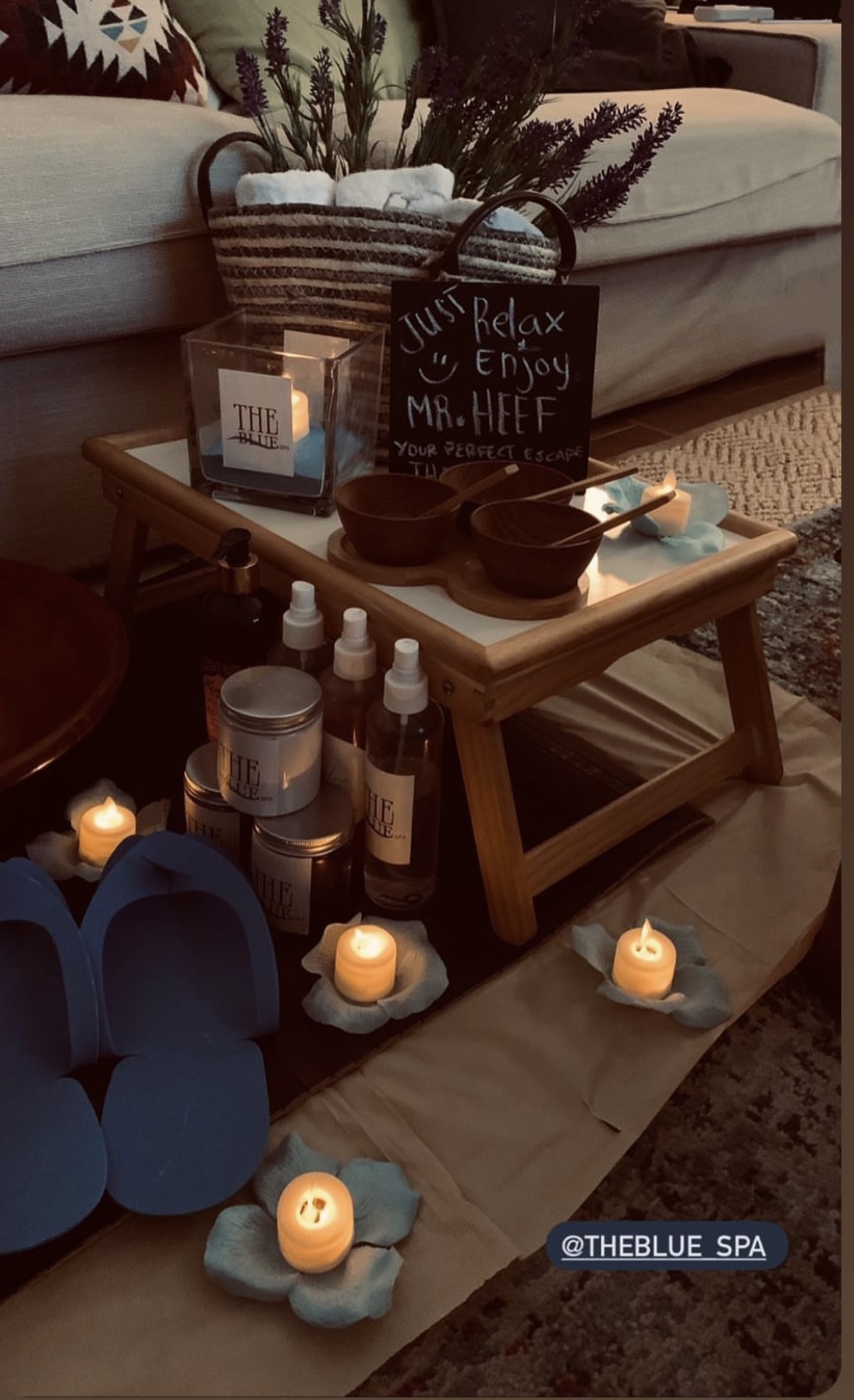 the blue spa