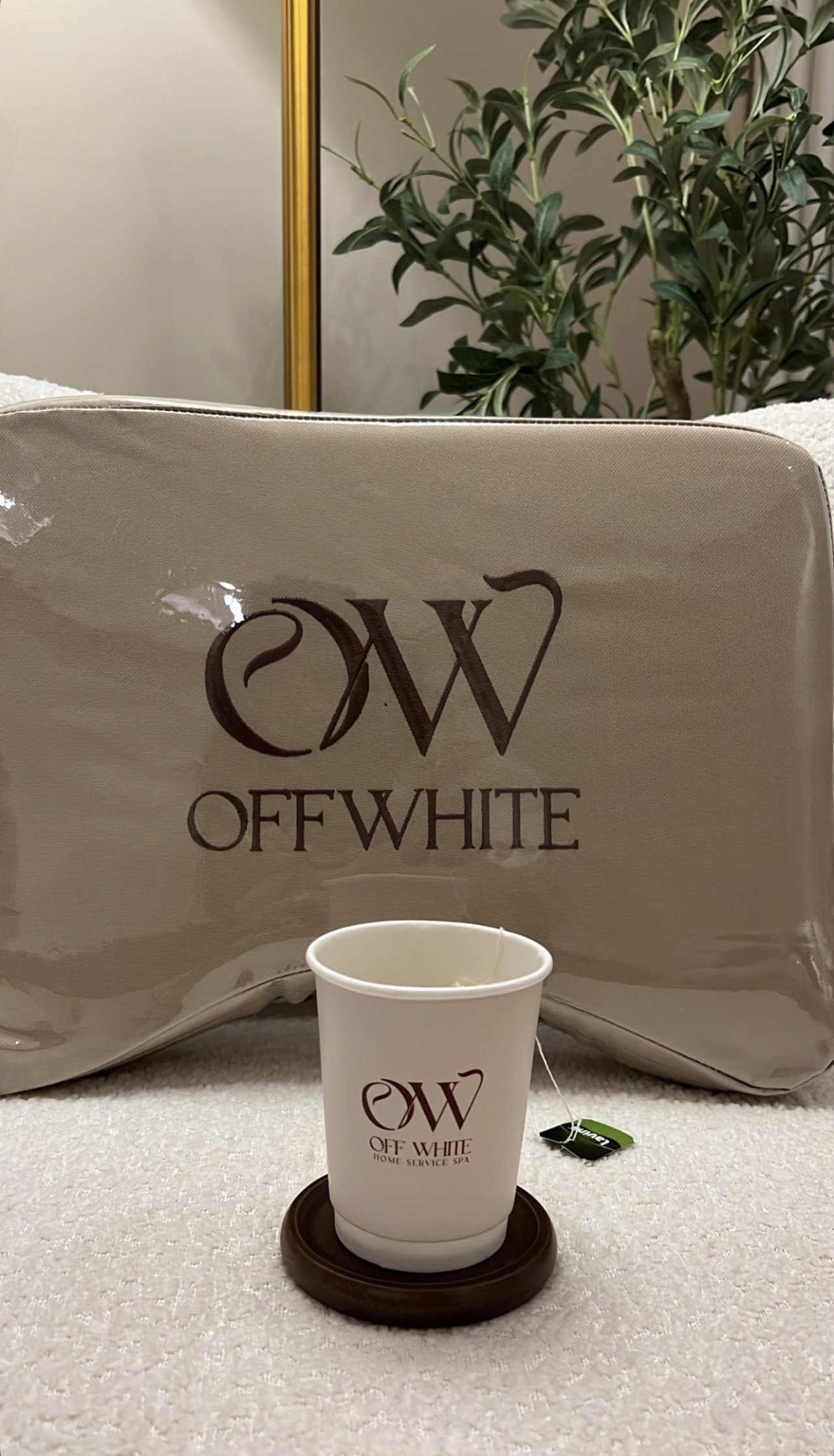 off white spa