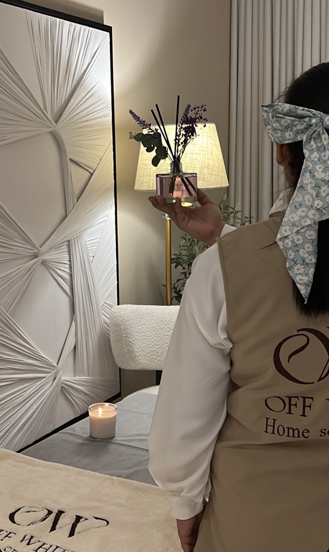 off white spa